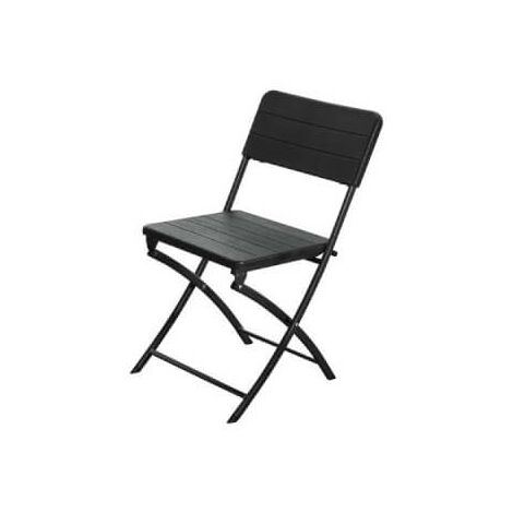 Chaise pliante finition bois