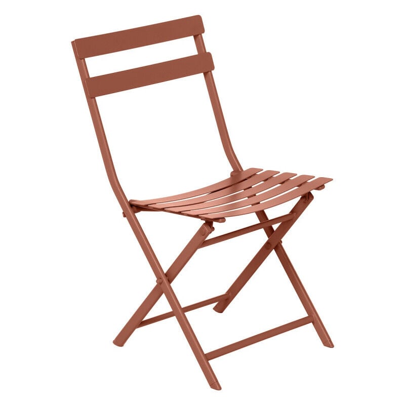 Hesperide - Chaise de jardin pliante Greensboro ambre en acier