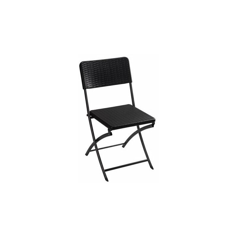 Chaise pliante - imitation rotin