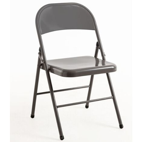 4x Chaises Pliantes, Chaise Pliante avec Structure Métallique Stable, Chaise  Pliante Peu Encombrante Convient pour Le
