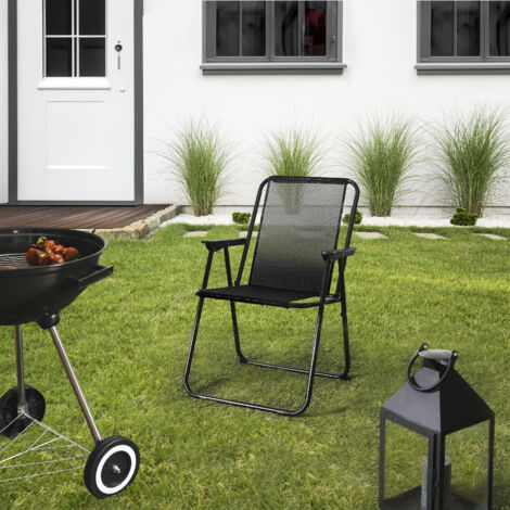 Chaise Pliante Noir Gm