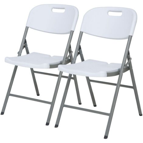 Chaise pliante Okinawa Chaise robuste et confortable Set de 2 pièces
