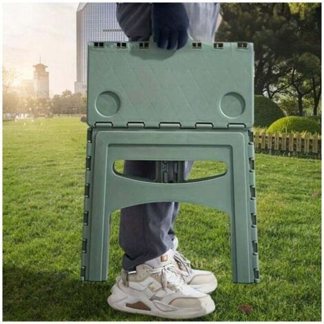 Chaise pliante portable d'extérieur monobloc, chaise pliante de camping pique-nique barbecue, chaise en plastique pour la maison, chaise de bureau d'extérieur