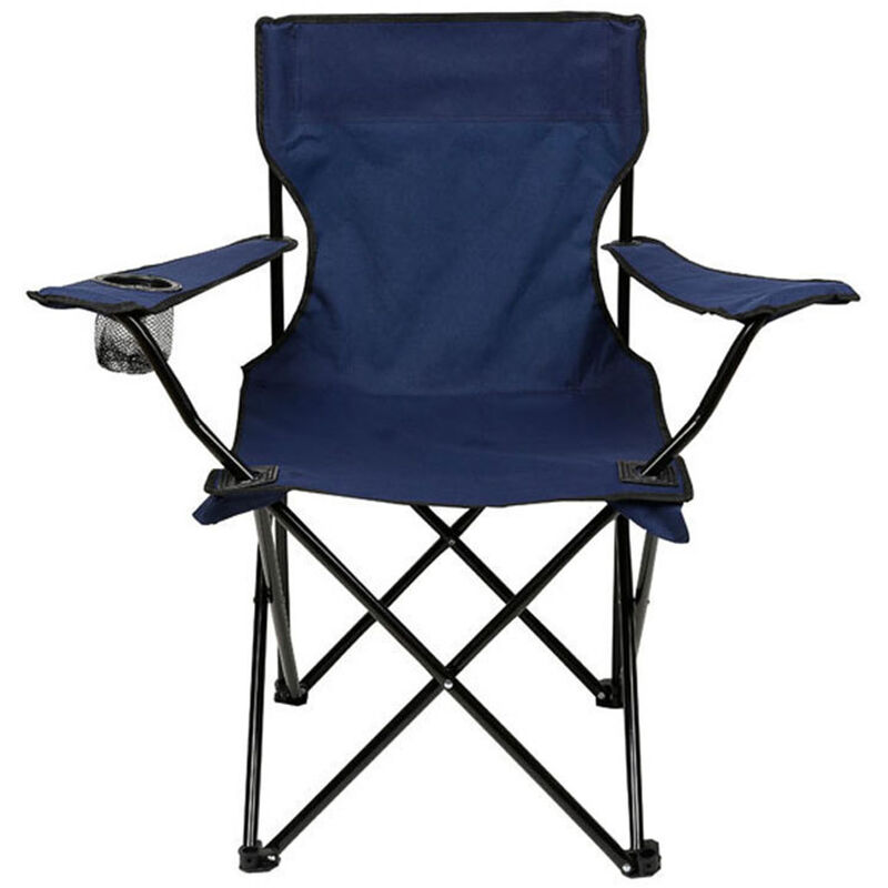 Chaise pliante Portable, légère, mobile, forte charge, confortable pour le Camping, la pêche, le barbecue, la randonnée, noire
