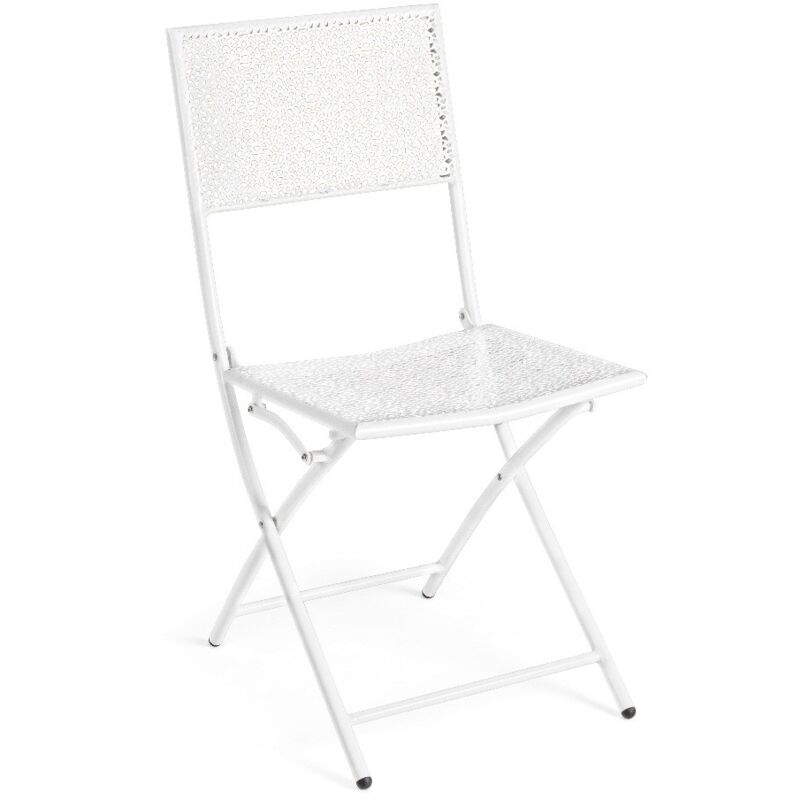 Chaise pliante Wendy Couleur Blanc Bizzotto
