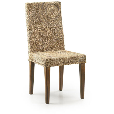 Chaise rotin - Bois-Rotin - Marron - Décoration d'Autrefois