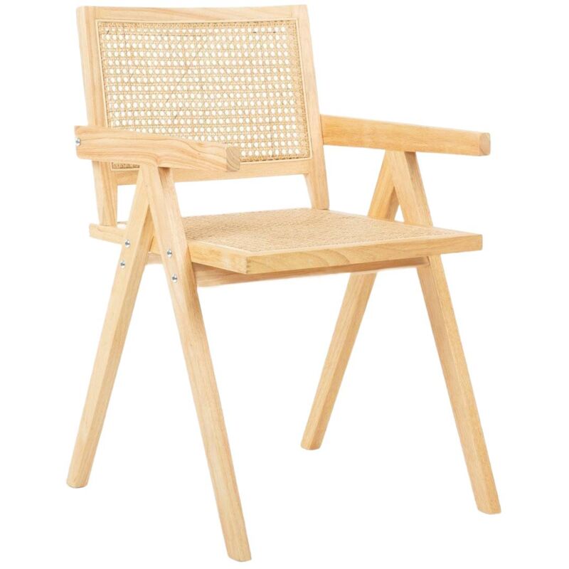 Chaise ROTIN en bois avec rotin naturel 50x55x78cm 834085