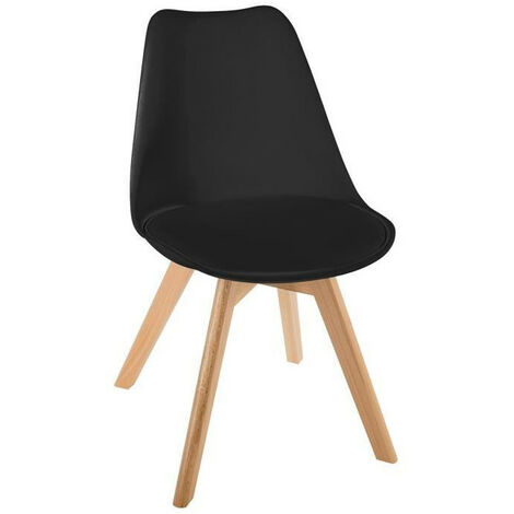 Chaise scandinave Baya Autres Noir