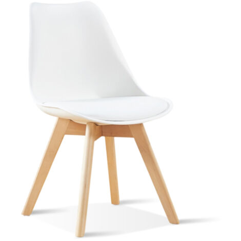 Chaise scandinave blanche - Bjorn