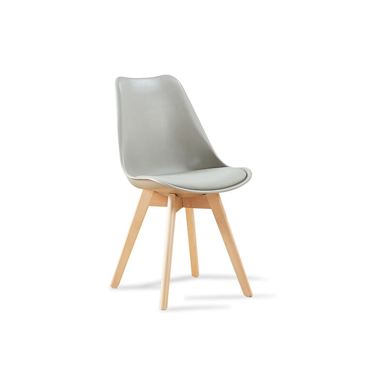Chaise scandinave grise - Bjorn
