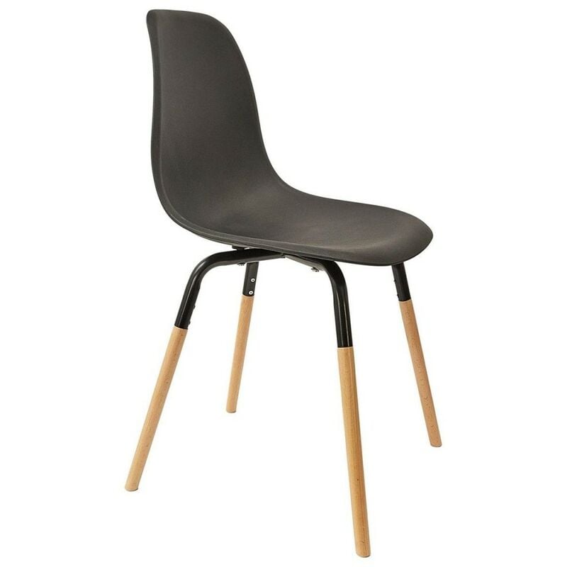 Chaise scandinave Phenix noir