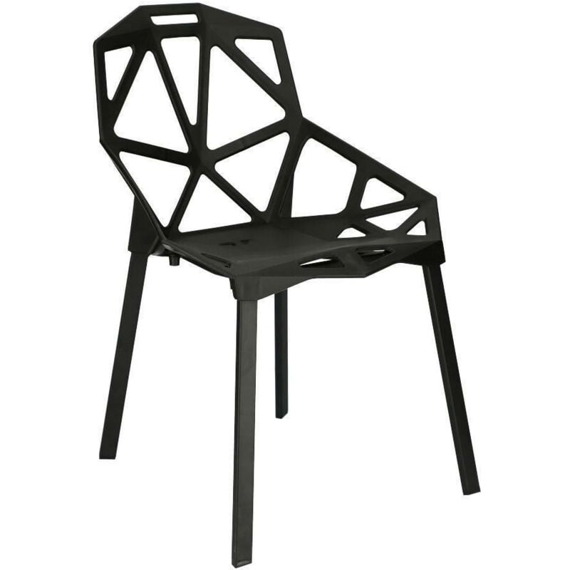 Chaise Simplet Gap PP noire