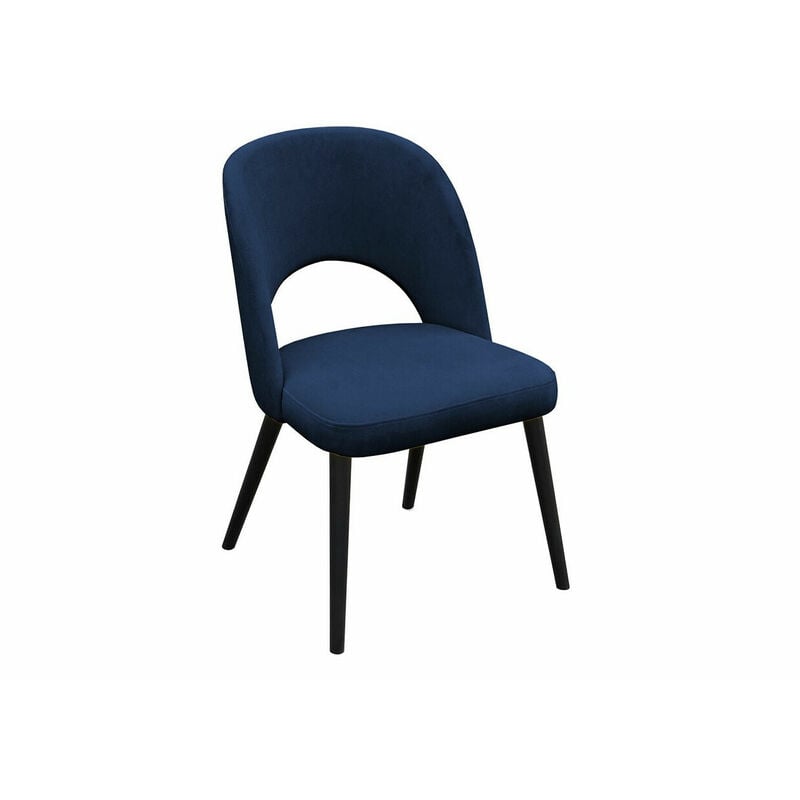 Chaise Sparks 197, Magic Velvet 2216, 81x50x44cm, Tapisserie, En bois, Bois, Polywood