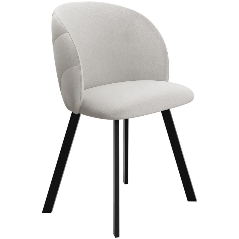 Mobilier1 - Chaise Sparks 203, Royal Velvet 01, 80x51x52cm, Tapisserie, Métallique, Stratifié, Bois