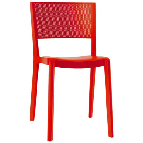 Chaise Spot - Rouge - Lot de 2
