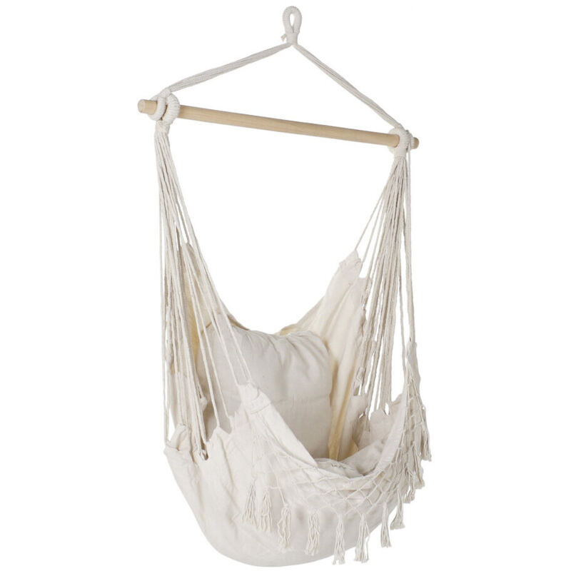 Silla Colgante Coton 90X90X135 100Kgs, Avec Coussi