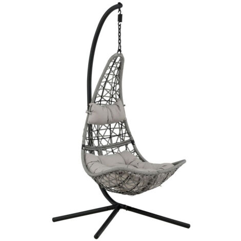 Chaise Suspendue "Edinburgh" 205cm Gris