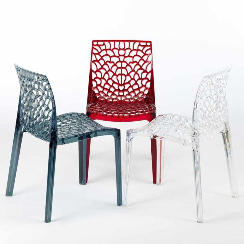 Cafè Empilable À Manger D'abeille Transparente Nid Chaise Salle Grand Soleil GruvyerGris zMVqUpSG