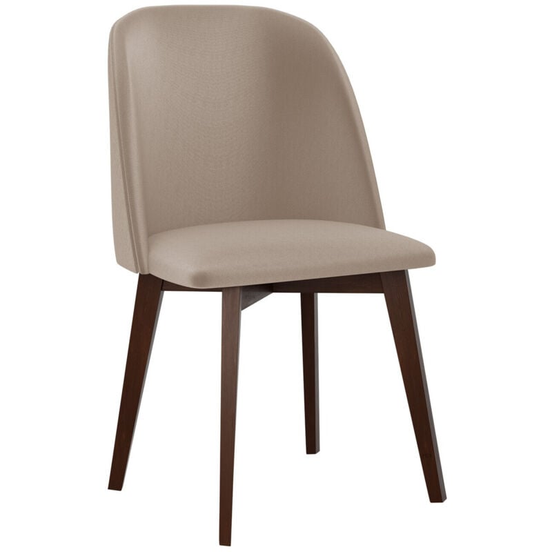 Chaise Victorville 362, Noyer, 83x48x55cm, Tapisserie, En bois