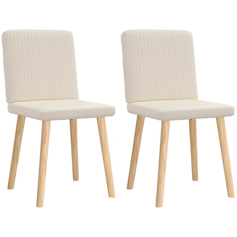 Chaises à manger lot de 2 Lin Vidaxl