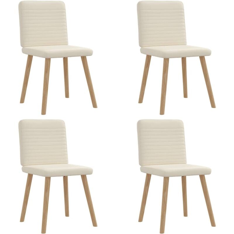 Chaises à manger lot de 4 Lin Vidaxl
