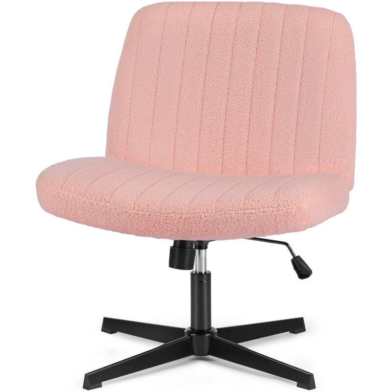 Chaises de bureau sans roulettes - Chaises de coiffure - chaise pieds croisés - Chaises de bureau sans accoudoirs - Pour le bureau à domicile