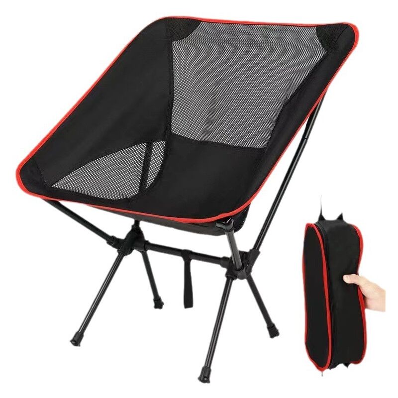Chaises de camping portables et pliables, légères, chaise de randonnée pour adultes, chaises pliantes pour l'extérieur, le sport, la plage, les