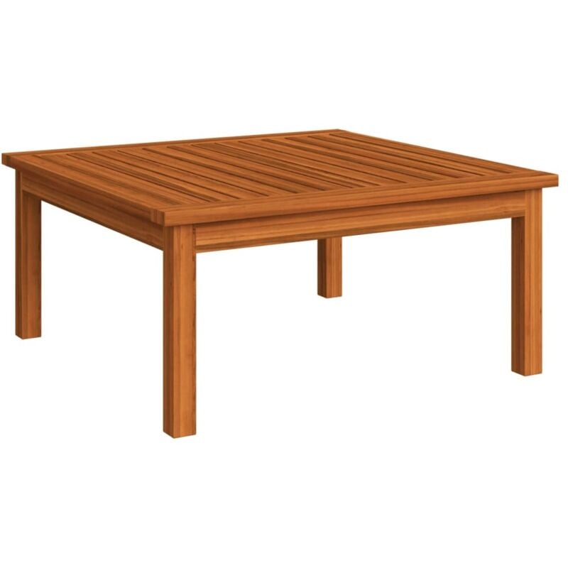Table de salon de jardin 63x63x30 cm Bois solide d'acacia Vidaxl
