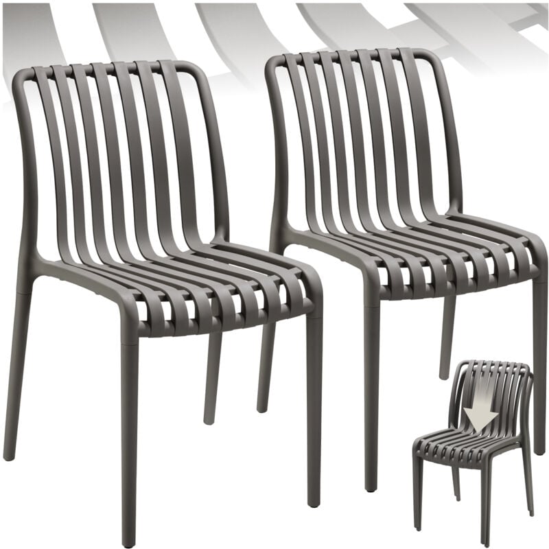 Chaises de jardin résistant aux intempéries et aux UV très facile d’entretien