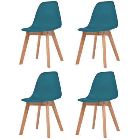 vidaXL 2/4/6x Chaises de Salle à Manger Plastique Siège Plusieurs Couleurs