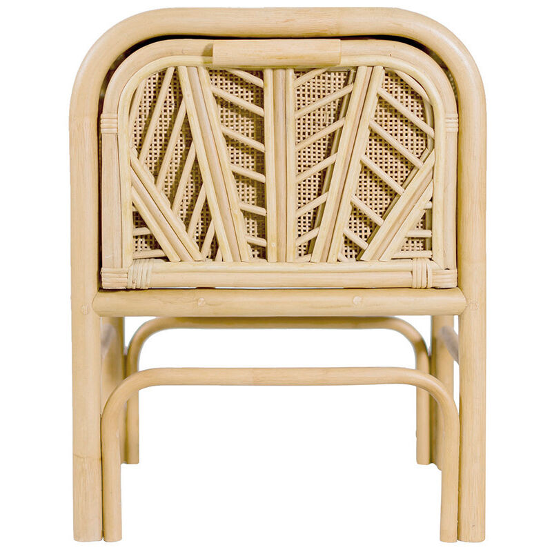 Miliboo - Table de chevet en rotin L40 cm galon