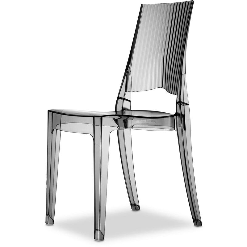 Scab Design - Chaise design glenda - Vendu à l'unité - déco - Gris Transparent