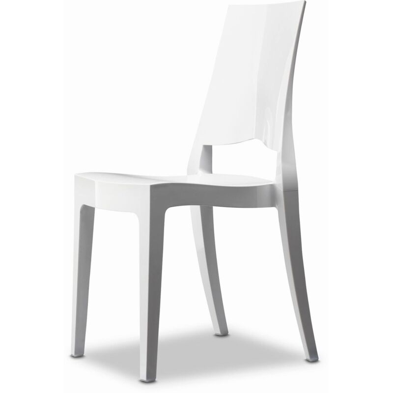 Scab Design - Chaise design, Chaise design glenda - Vendu à l'unité - déco Blanc en Plastique
