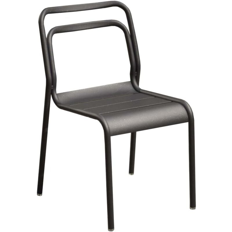 Chaise en aluminium Eos - Graphite