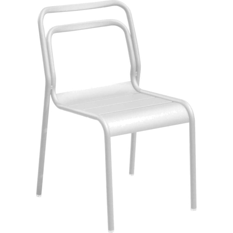 Proloisirs - Chaise en aluminium Eos - Blanc