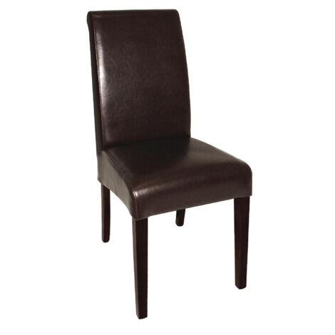 Chaises en Simili Cuir à Dossier Incurvé - Lot de 2 - Bolero
