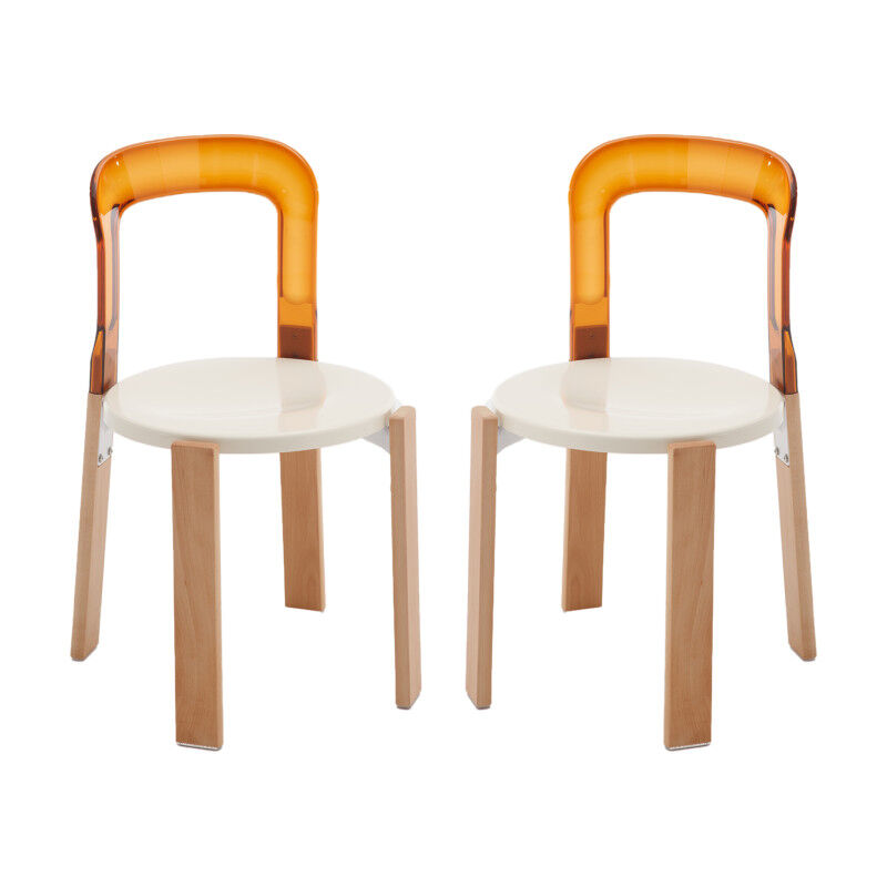 Wahson Office Chairs - Chaises de Salle à Manger Lot de 2 Chaises Salle à Manger en pc avec Pieds Bois Chaise de Cuisine sans Accoudoirs Avec Chaise