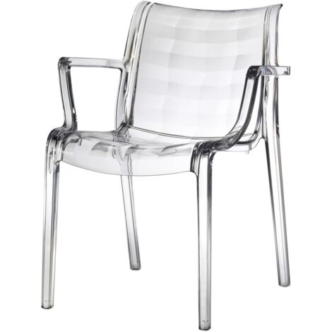 Chaises transparentes design - EXTRAODINARIA transparente - lot de deux - deco