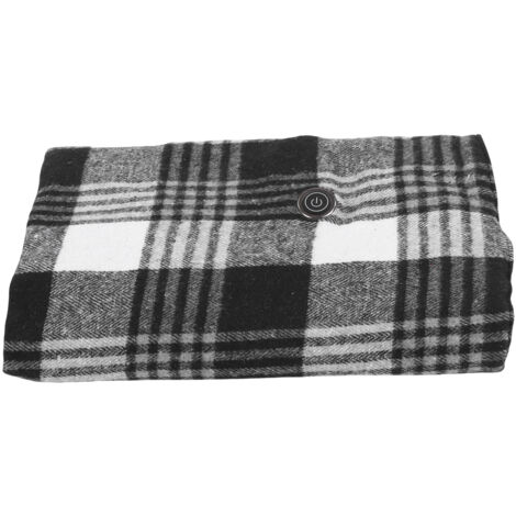 Châle chauffant USB, couverture chauffante électrique confortable et portable, 3 réglages de température pour l'hiver, le bureau et la maison