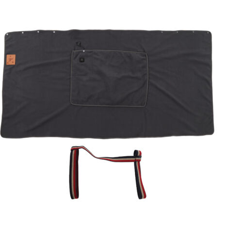 Châle chauffant USB gris - Couverture électrique 3 niveaux pour épaules, cou, jambes et taille
