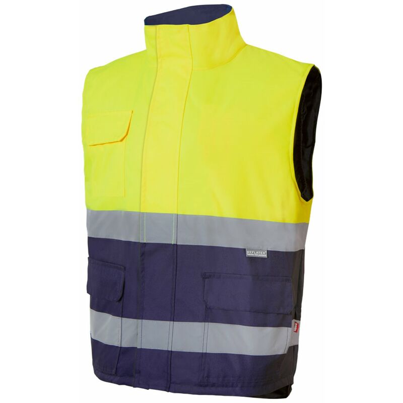 

CHALECO ACOLCHADO BICOLOR ALTA VISIBILIDAD Amarillo Flúor XXL