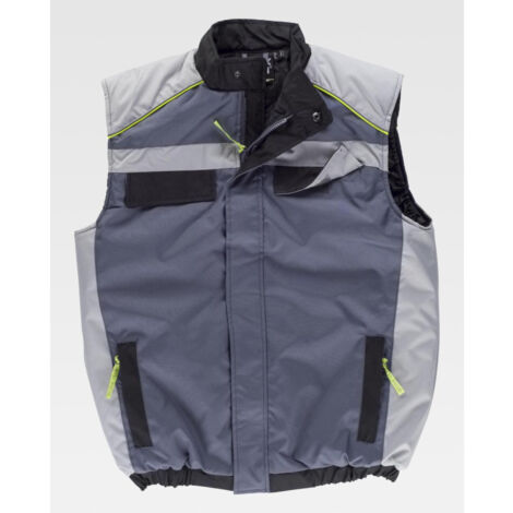Chaleco acolchado con vivos de alta visibilidad WORKTEAM Future WF5853