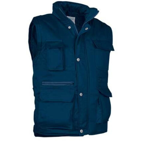 Chaleco acolchado multibolsillos Reporter 4XL Azul Marino