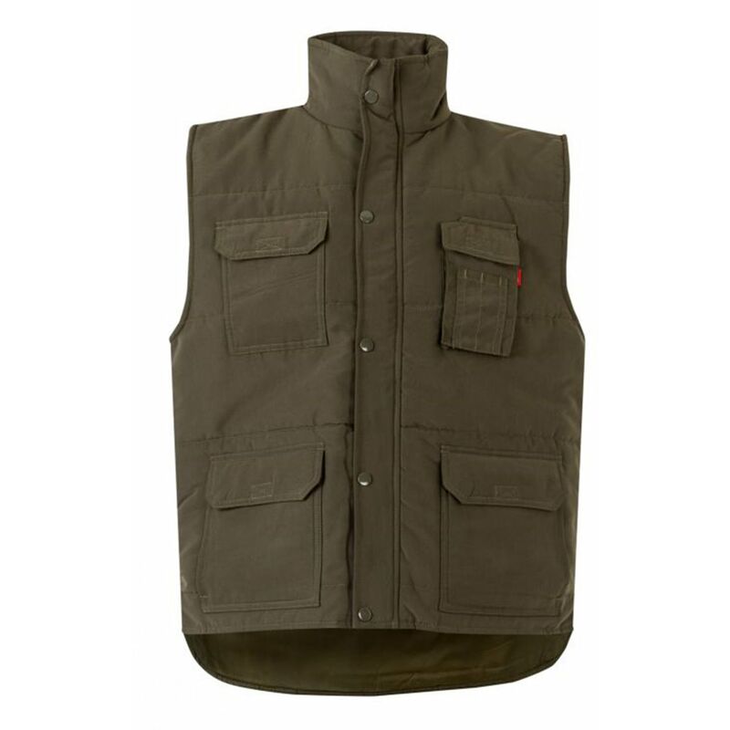 

CHALECO ACOLCHADO MULTIBOLSILLOS Verde Caza M