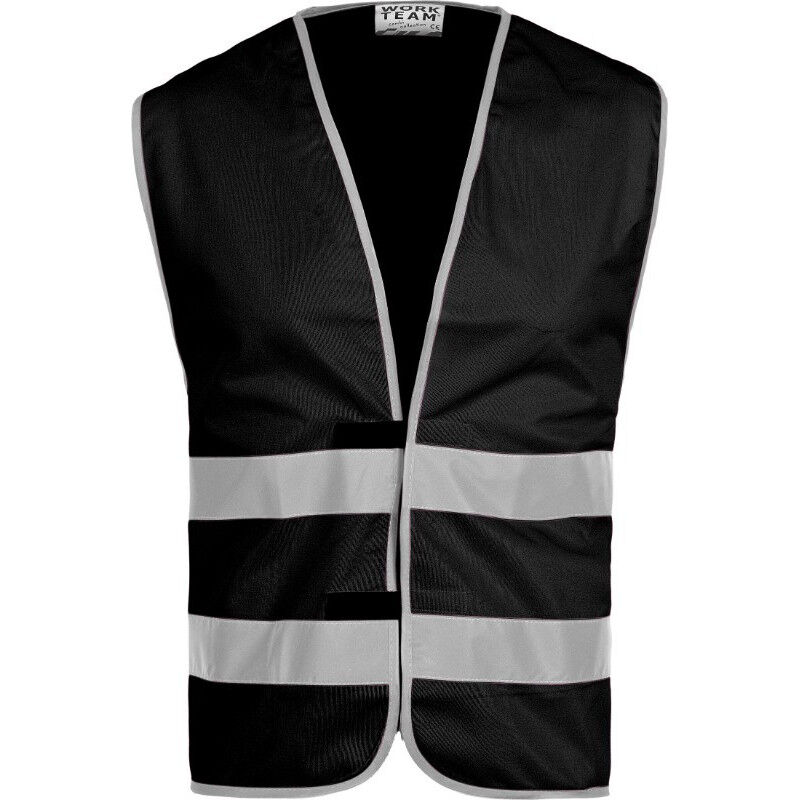 

Chaleco liviano combinado con cintas reflectantes WORKTEAM HVTT03 | Negro
