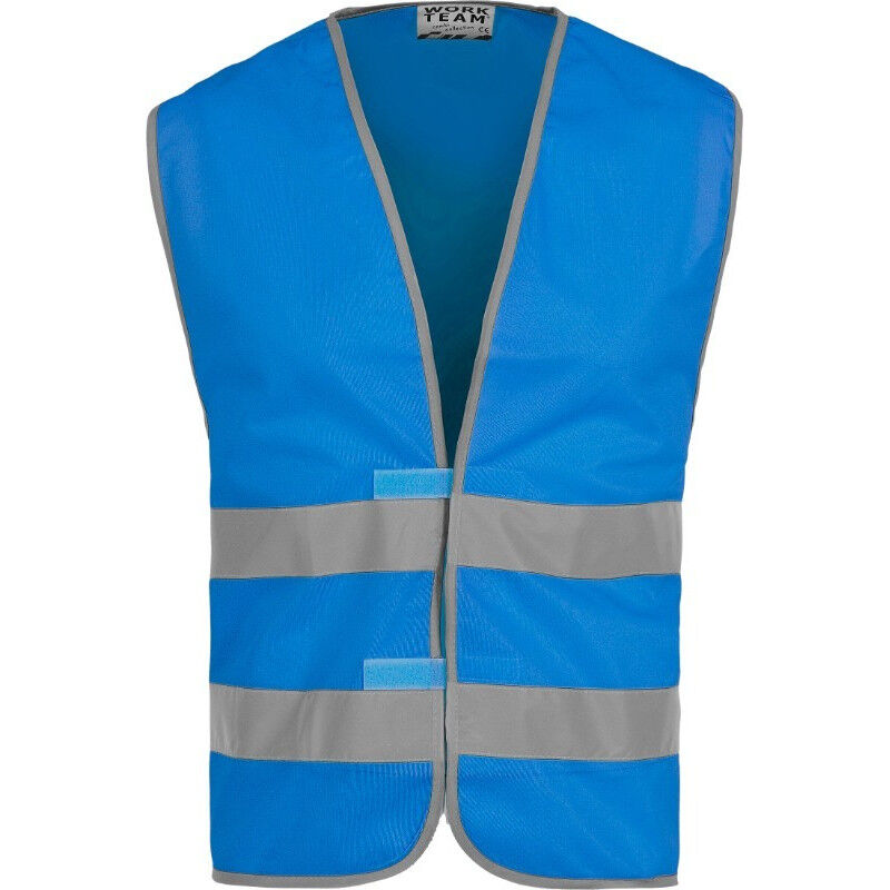 

Chaleco liviano combinado con cintas reflectantes HVTT03 | Azul - Workteam