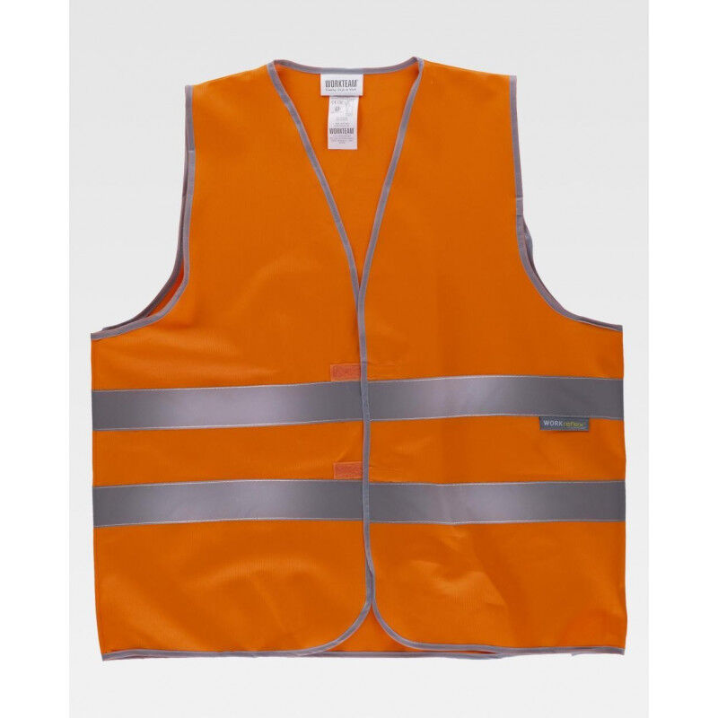 

Chaleco liviano de alta visibilidad con cintas reflectantes HVTT01 Talla única | Naranja - Workteam