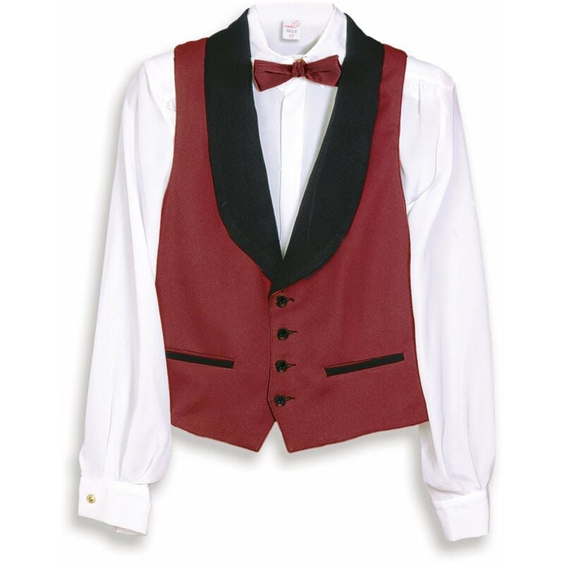

Velilla - CHALECO CAMARERO SMOKING Granate 52