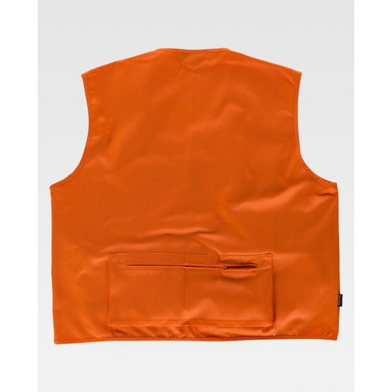 

Chaleco de trabajo flúor con bolsillos auxiliares Combi C3640 | XXL - Naranja A.V. - Workteam