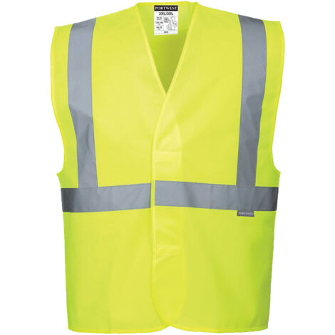 Chaleco con bandas y tirantes Hi-Vis Amarillo S/M
